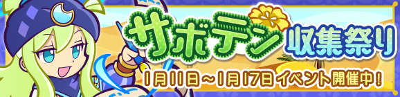「サボテン収集祭り」開催のお知らせ